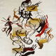 Tapis de la série Caverna vers 1950 243 X 183 cm