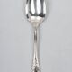 Twelve large Christofle Marly table spoons, silver-plated.