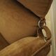 Brown velvet sofa, Italian design, 1970s, manufacturer: Dall'Oca