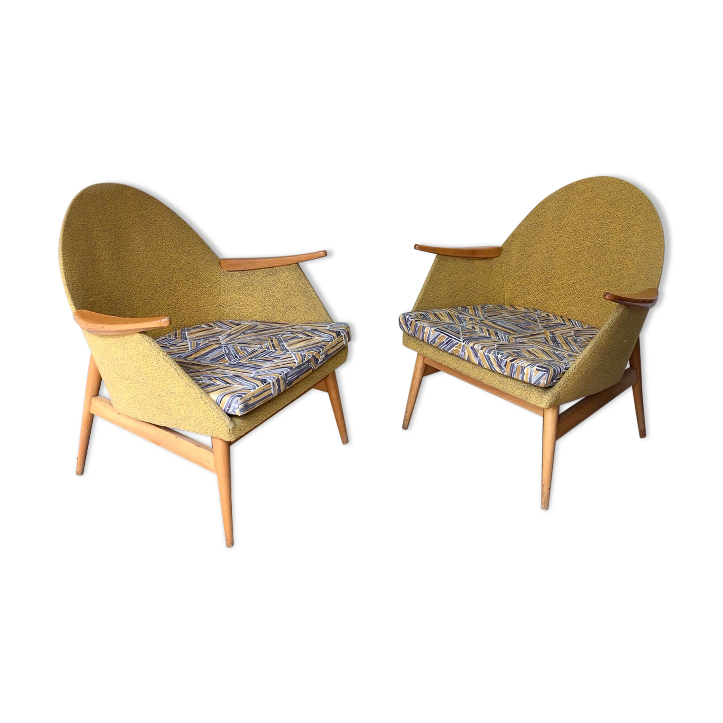 Pair of armchairs 60s