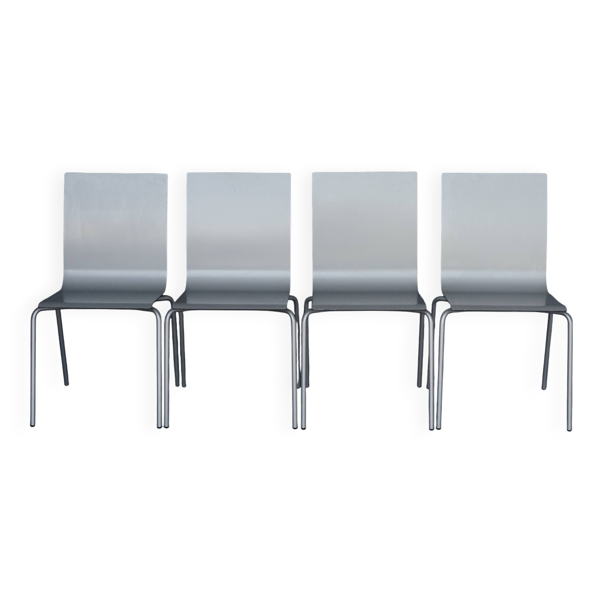 Chaises de salle à manger minimalistes Slim Shell par Arik Levy pour Ligne Roset, années 2000