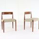 Set van 2 Kai Kristiansen voor Fritz Hanzen 4110 stoelen