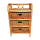 Meuble en rotin vintage