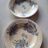 2 hollow plates Terre de fer