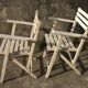 Pair of garden armchairs