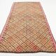 5x9 Yellow Brown Turkish Kilim Rug, 151x282Cm