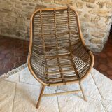 Rattan armchair