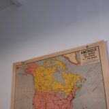 Map vidal-lablache North America