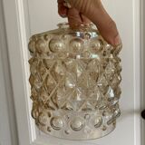 Amber glass swing vintage shade