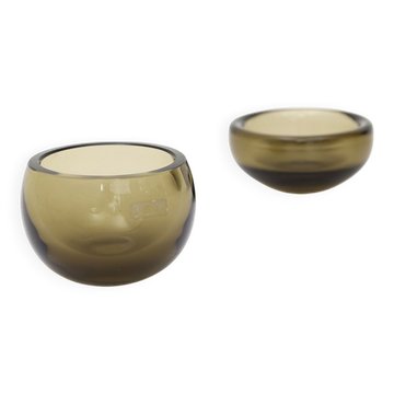 Glass bowls by Arturo Pasquinucci, 1960s, set of 2.
