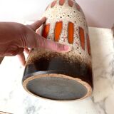 Ceramic vase fatlava scheurich W-Germany 1970 vintage