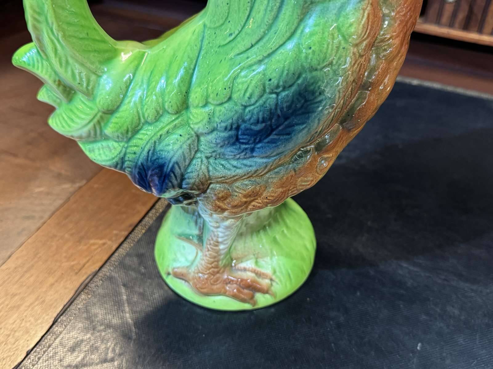 St Clément earthenware pitcher, 1950s rooster.