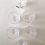 6 bohemian crystal liquor glasses
