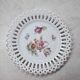 Antique pierced dessert plates