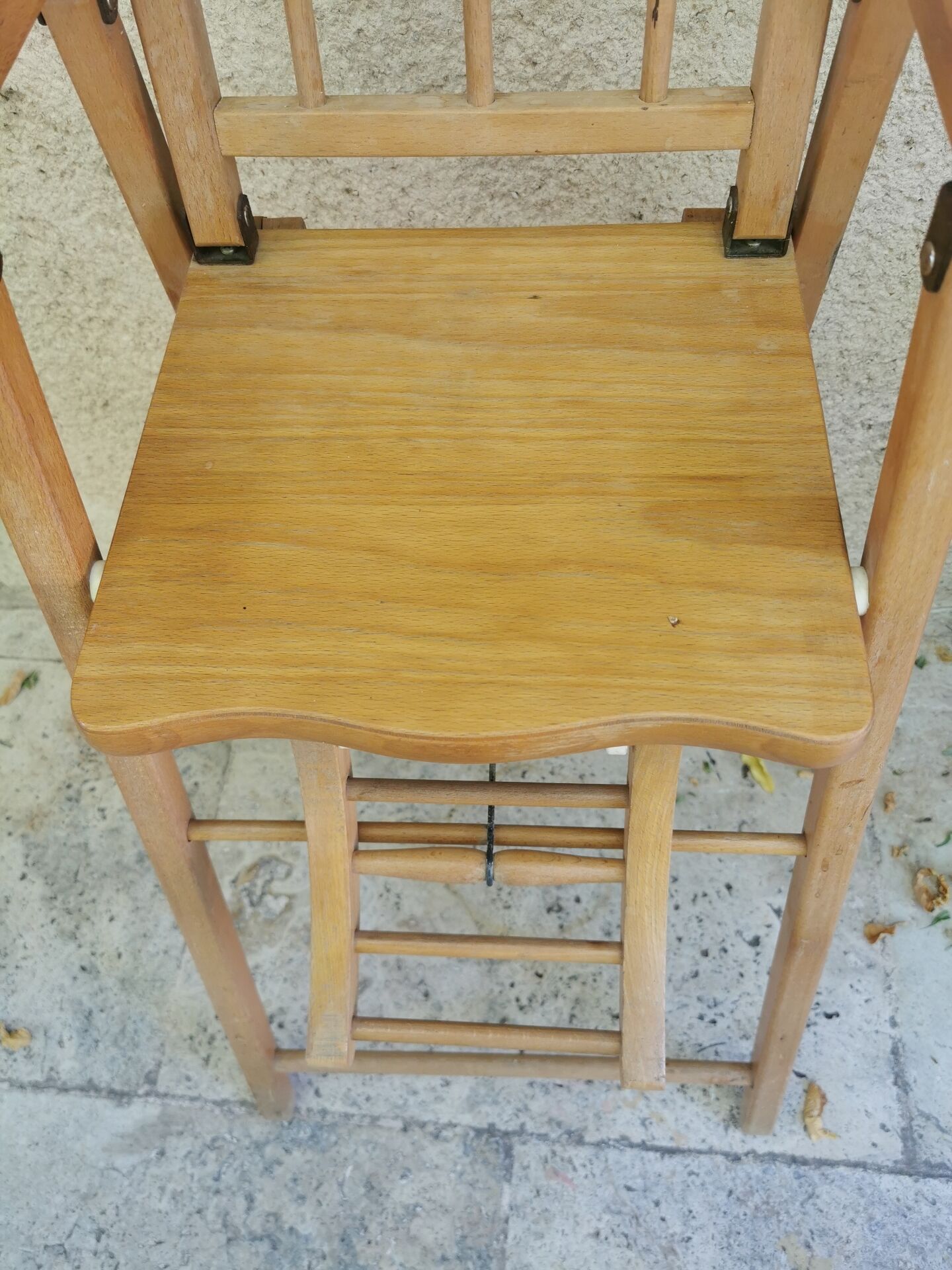 Wooden high chair