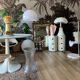 Floor lamp arch foot marble