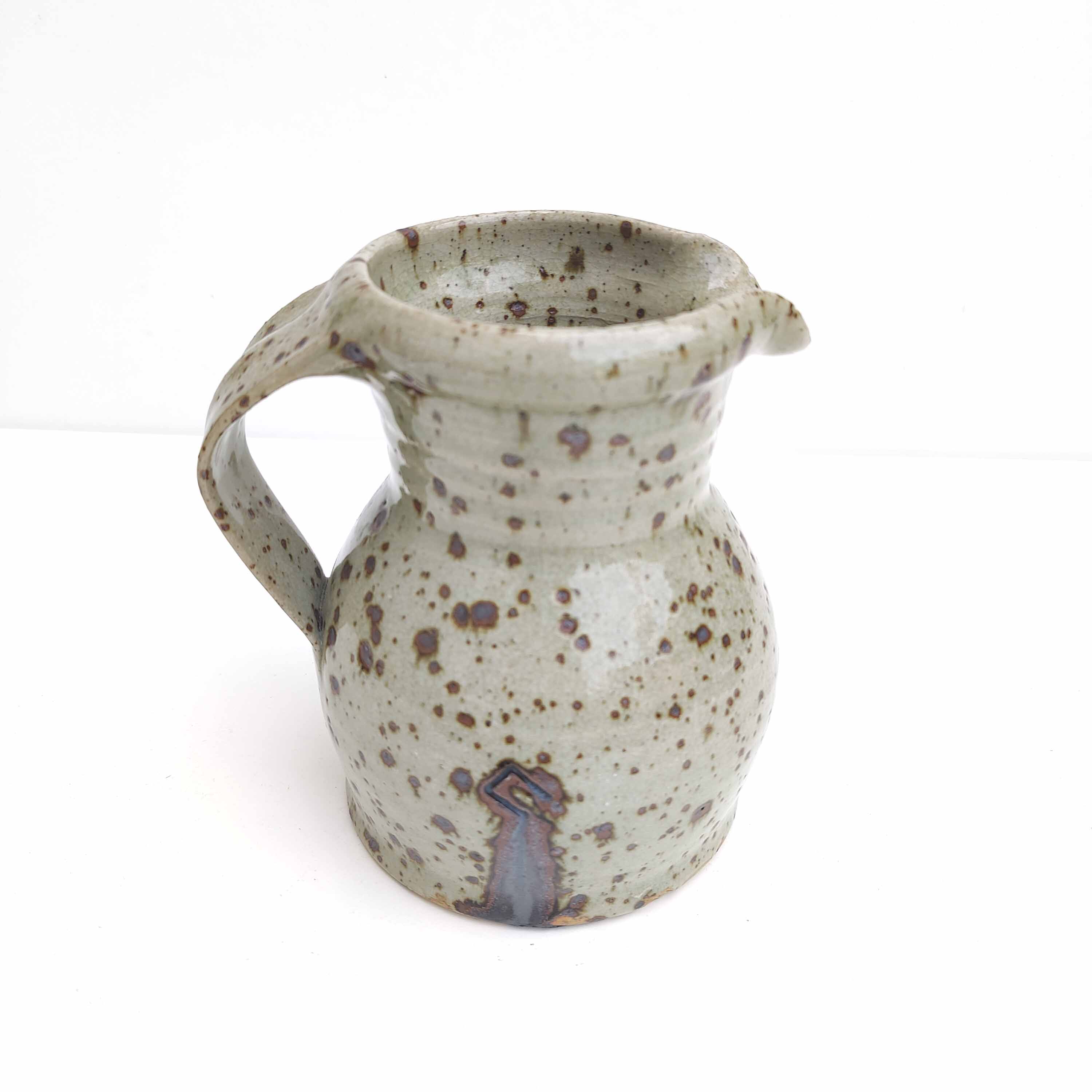 Pyrity sandstone pitcher Gustave Tiffoche 60s
