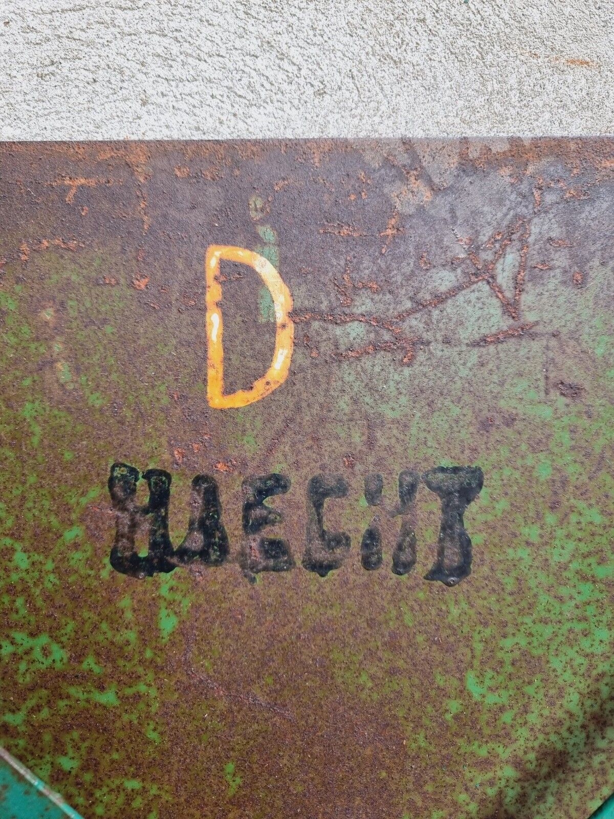 Antique bistro set folding garden set