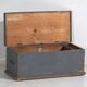 Petite malle bleue ancienne (c.1920) #35