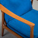 Danish teak framed lounge chair, 1960s