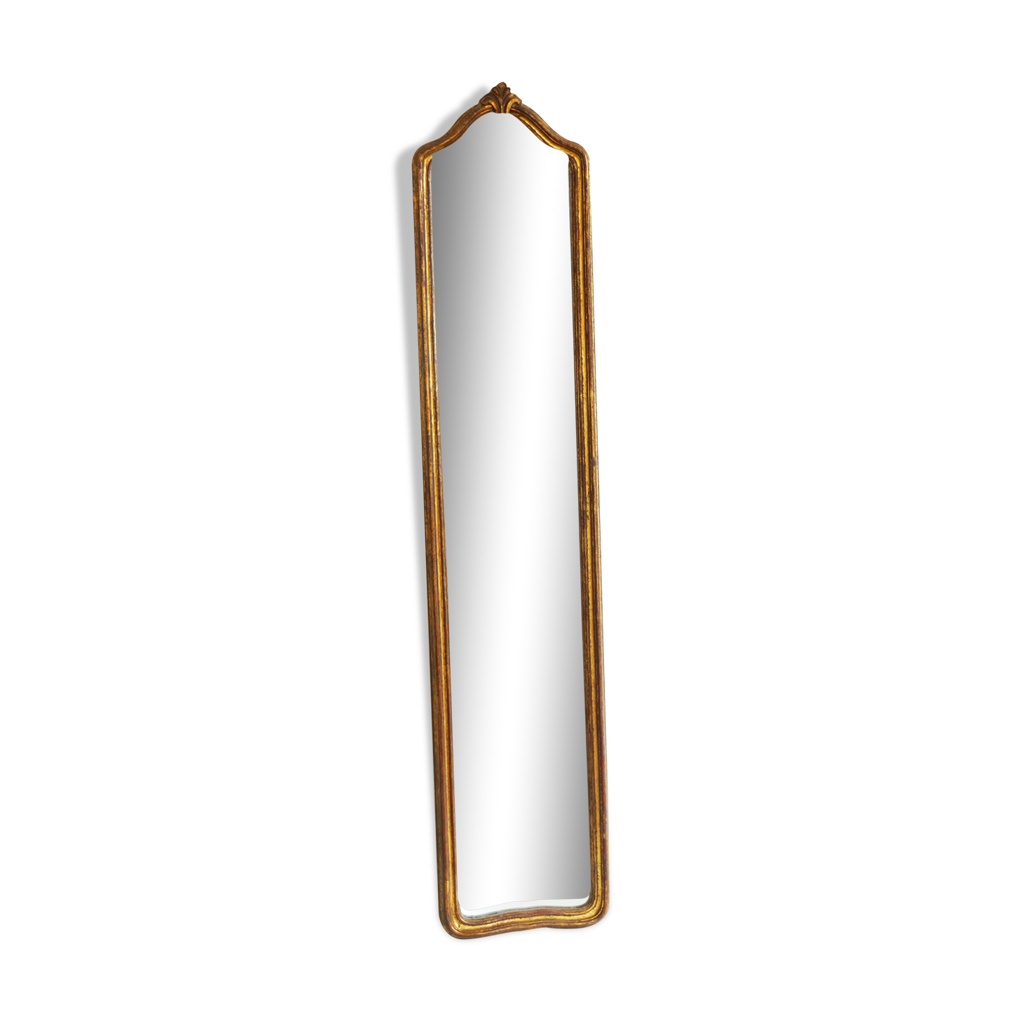 Golden vintage mirror 117x23cm