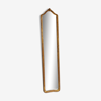 Golden vintage mirror 117x23cm