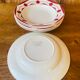 Set of 6 hollow plates old DIGOUIN model 'Chives'