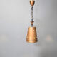 Brutalist copper pendant light, 1970s
