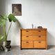 1980s pine chest of drawers