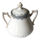 White Limoges porcelain sugar bowl/sugar pot