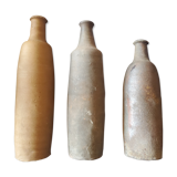 3 terracotta bottles
