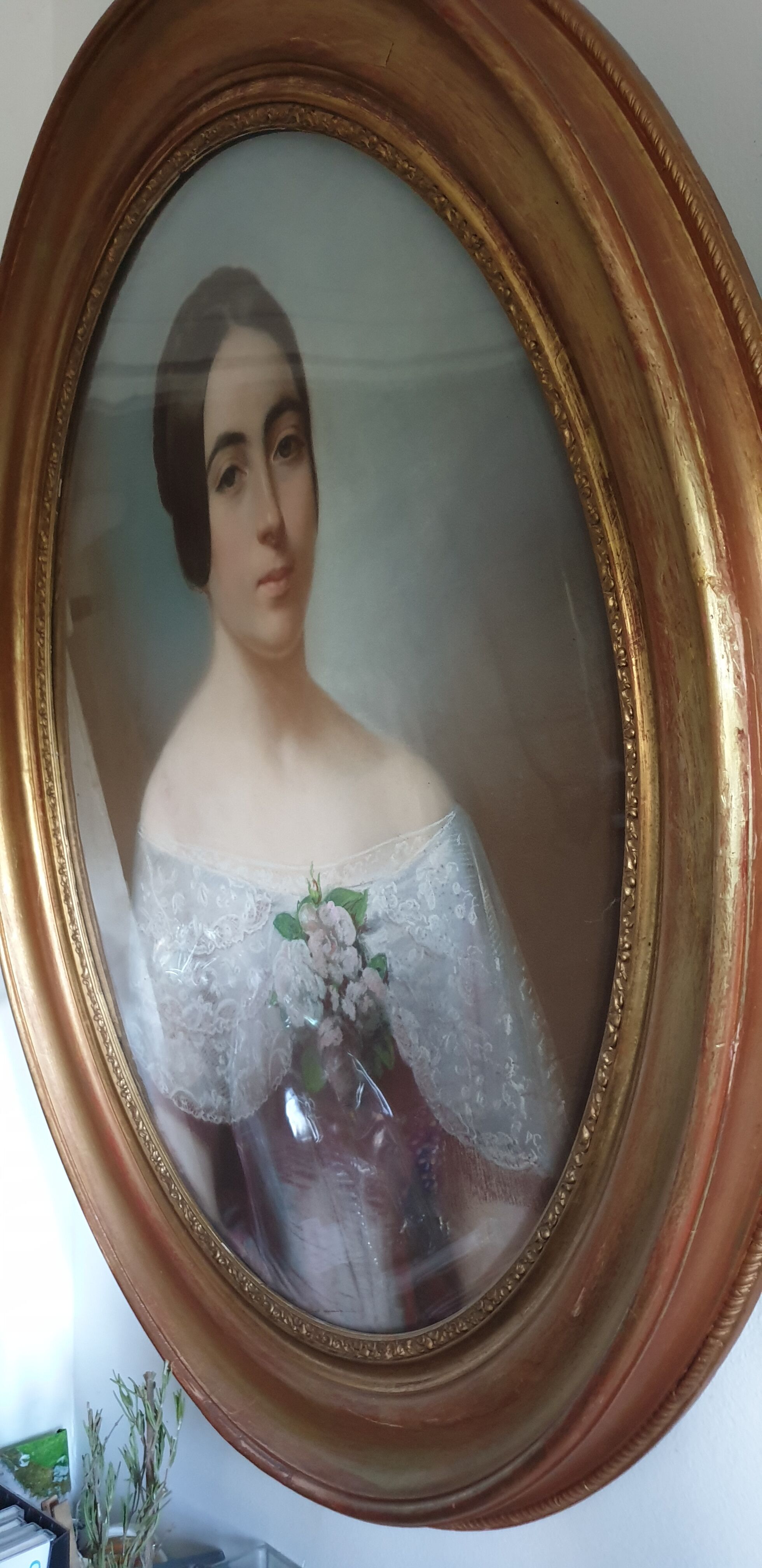 Pastel portrait XIXéme