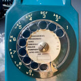 Telephone vintage Socotel S63 bleu 1983