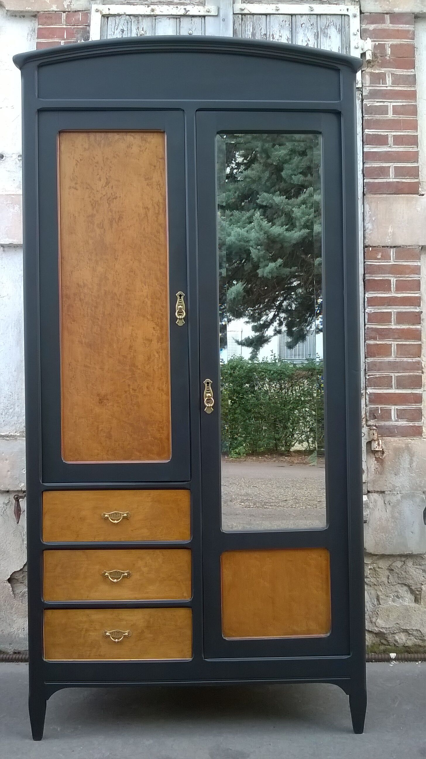 Parisian art nouveau wardrobe