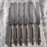 12 antique knives - Silversmith A Frenais Paris - 6 large & 6 small
