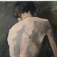 Tableau ancien femme nue