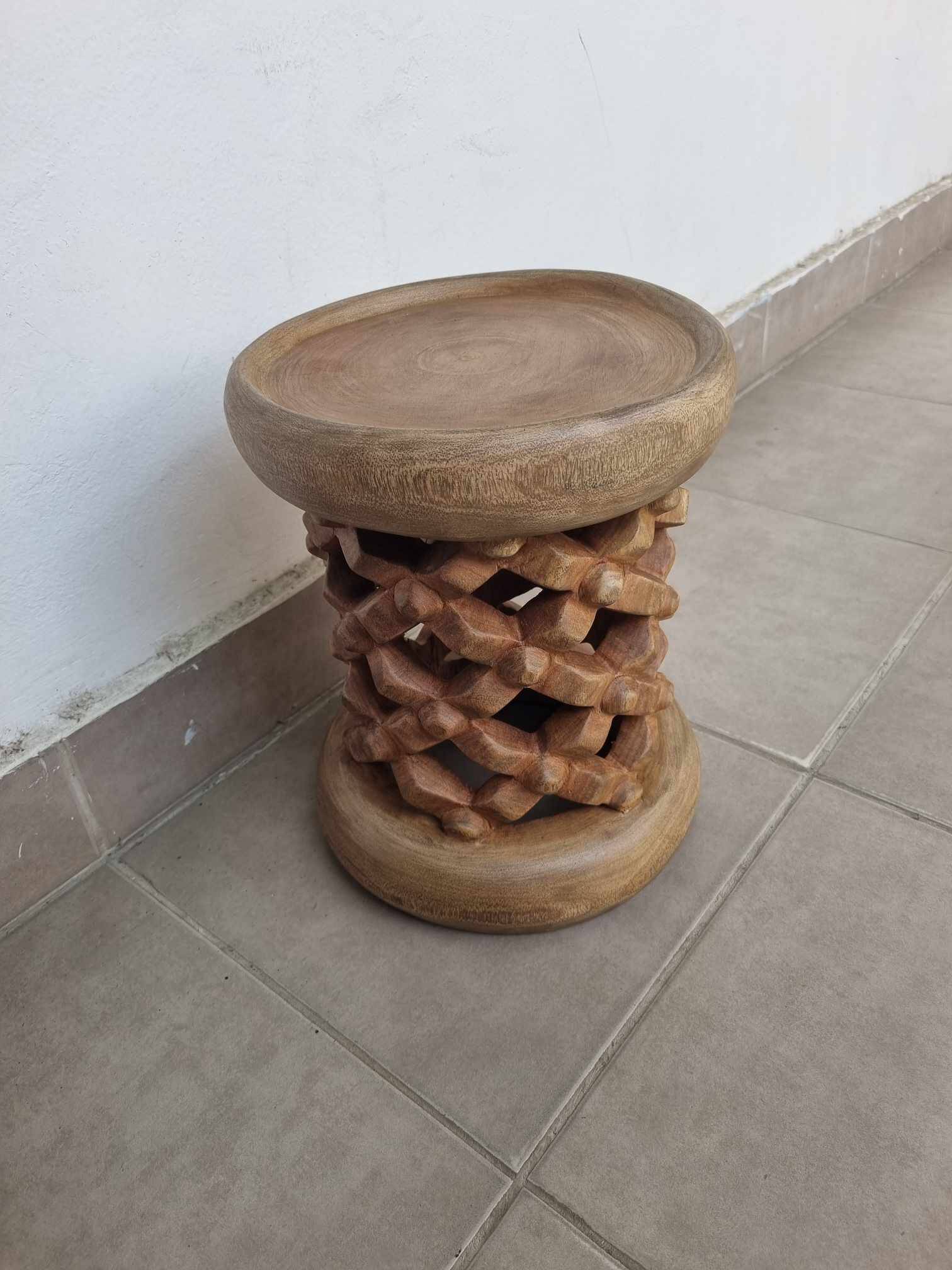 African Bamiléké Stool 30cm in Diameter