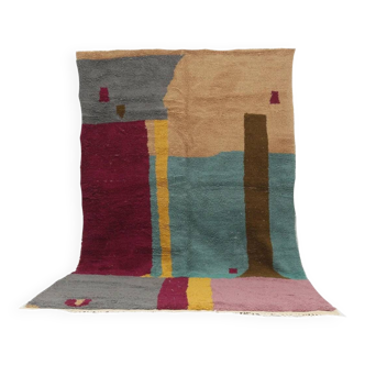 Handmade wool Berber rug 308 X 198 CM
