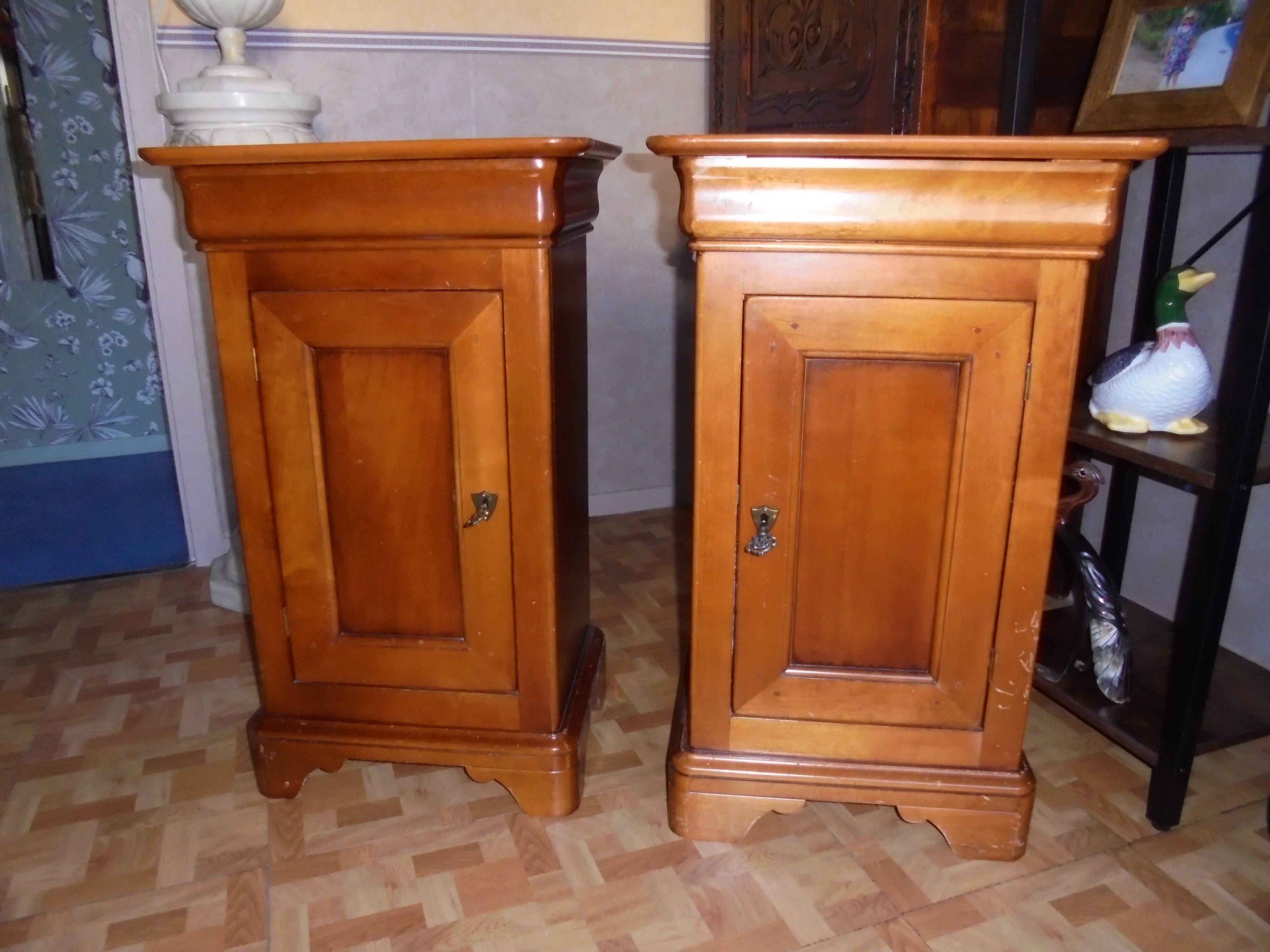 Louis Philipe style bedside tables