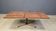 Modernist copper coffee table adjustable in height, 1960s