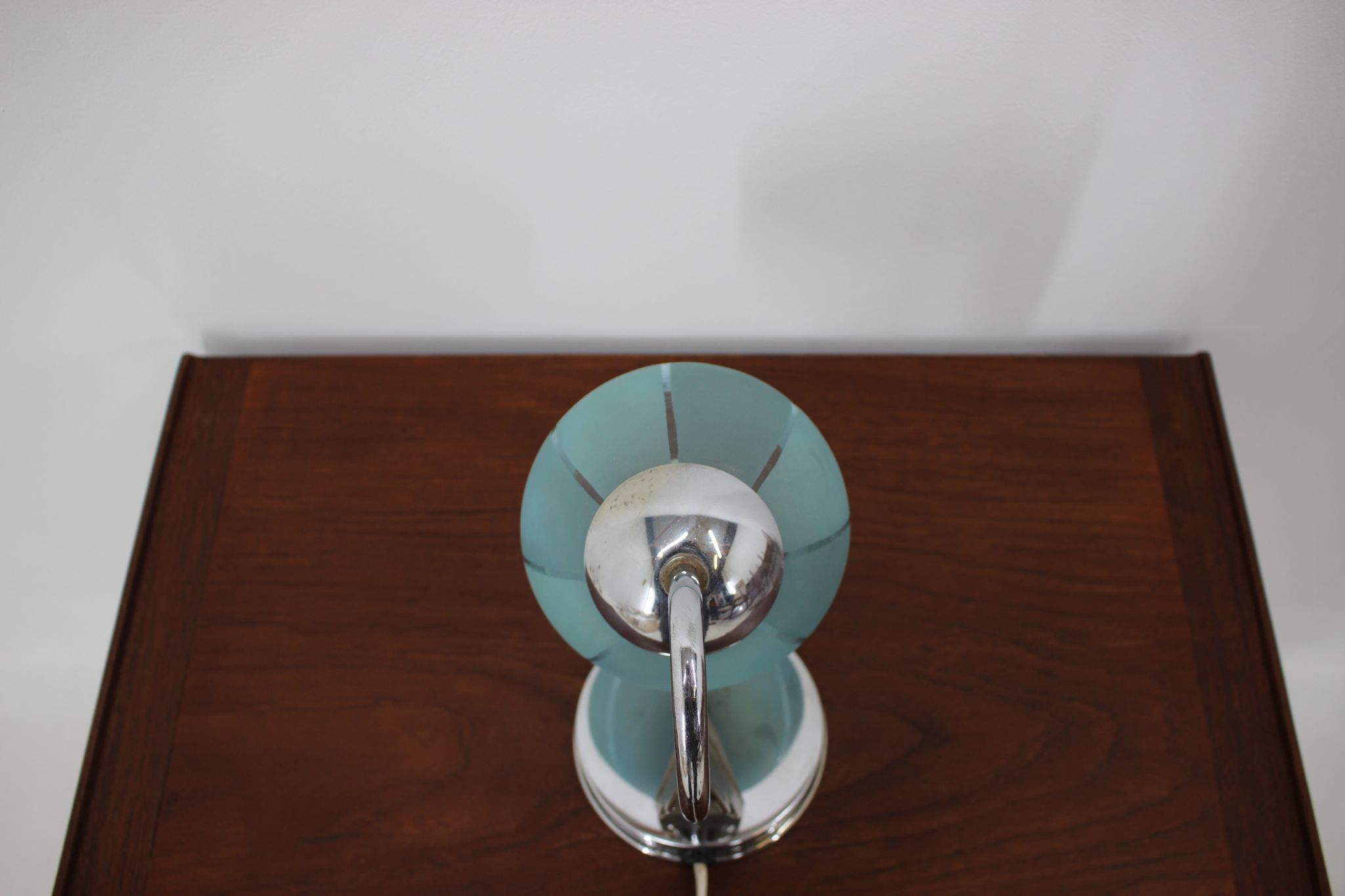 Mid-century blue table lamp, 1950´s.