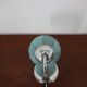 Lampe de table bleue du milieu du siècle, années 1950.