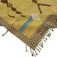 Handwoven Turkish Rustic 296 cm x 362 cm Yellow Wool Carpet