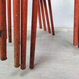 4 tolix metal bistro chairs