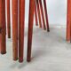 4 tolix metal bistro chairs