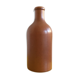 Bouteille en grès marron de 0,5 litre de contenance