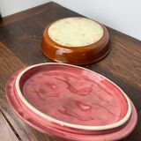 Strawberry slip tart dish