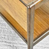 Midcentury Fold Up Drinks Trolley / Hostess In Teak.