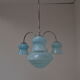 Art deco chrome chandelier 1930's