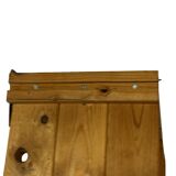 Vintage Wall shelf rack Pine wood 70s minimalist design